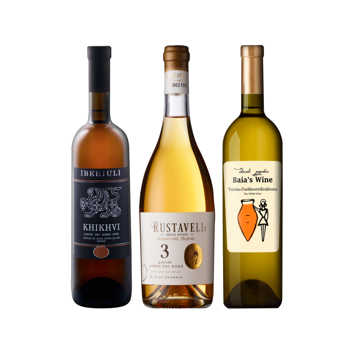 Amber Wine Trio - Selection of Three Premium Amber Wines