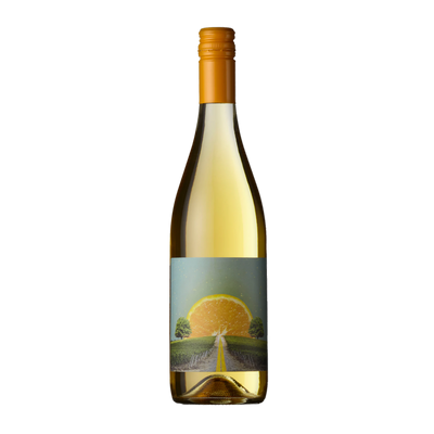 Cramele Recas Solara Orange from Viile Timisului - a unique orange wine with deep, complex flavors - bottle png