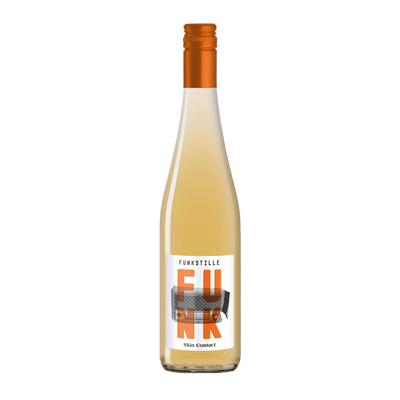 Funkstille Skin Contact from Niederösterreich - a vibrant orange wine with distinctive skin contact characteristics - bottle png