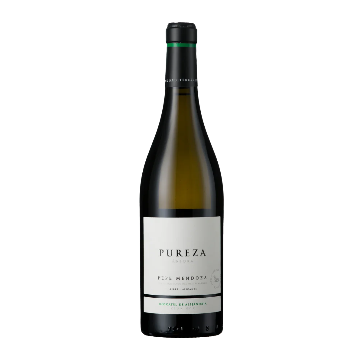 Pepe Mendoza Pureza Moscatel - a high-quality Spanish white wine with a rich aromatic profile png